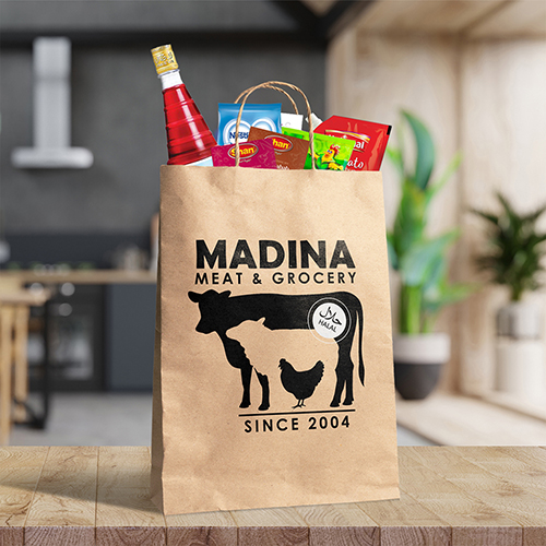 Logo Design for Madina Meat & Grocery
