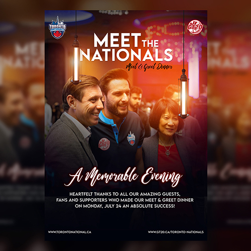 Flyer Design for Toronto Nationals