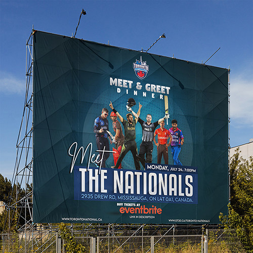 Billboard Design for Toronto Nationals
